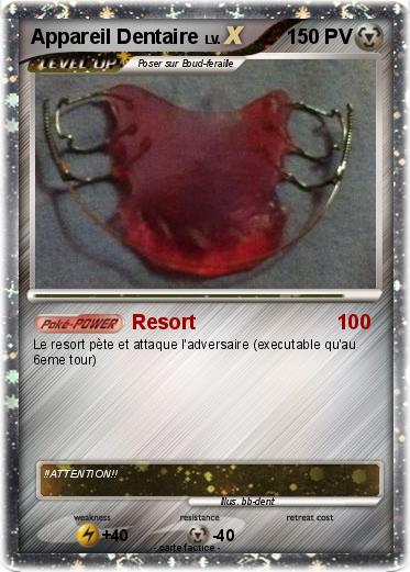 Pokemon Appareil Dentaire