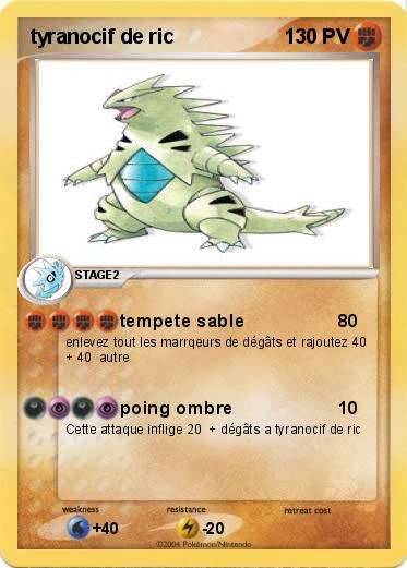 Pokemon tyranocif de ric