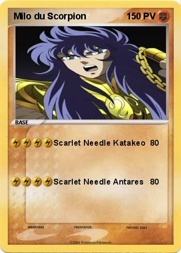 Pokemon Milo du Scorpion