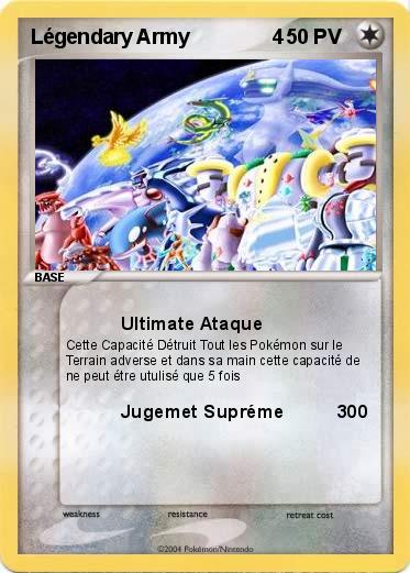 Pokemon Légendary Army               4                      