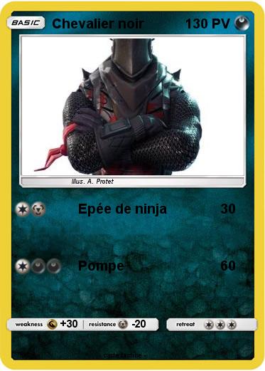 Pokemon Chevalier noir