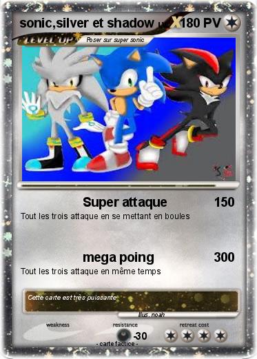 Pokemon sonic,silver et shadow