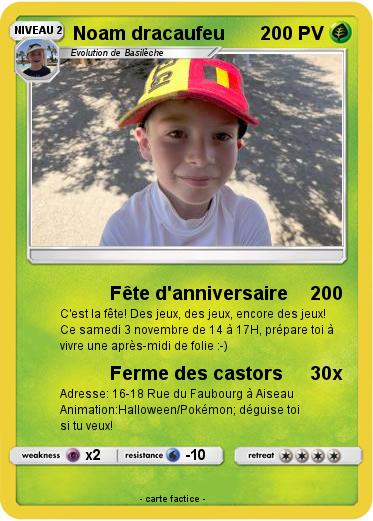 Pokemon Noam dracaufeu