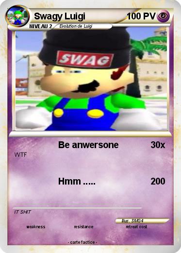 Pokemon Swagy Luigi