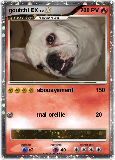 Pokemon goutchi EX