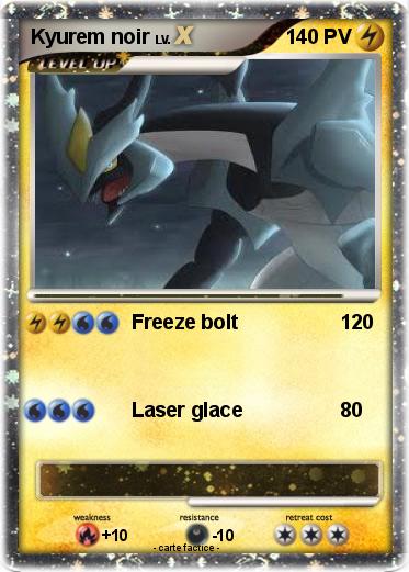 Pokemon Kyurem noir