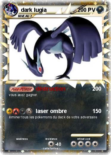 Pokemon dark lugia