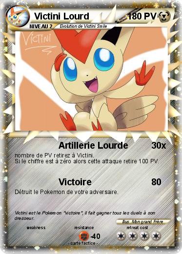 Pokemon Victini Lourd