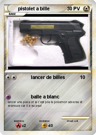 Pokemon pistolet a bille