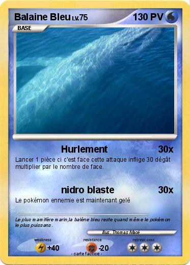 Pokemon Balaine Bleu