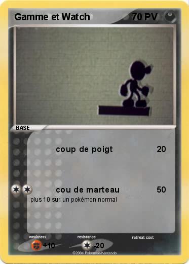Pokemon Gamme et Watch