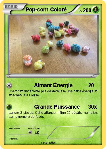 Pokemon Pop-corn Coloré