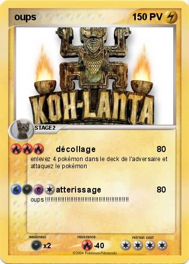 Pokemon oups