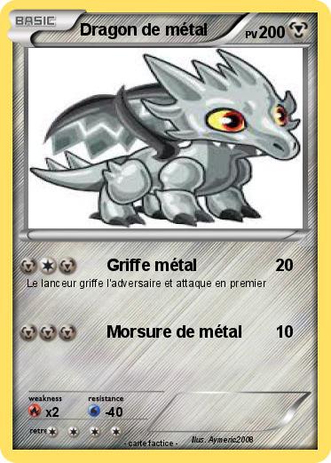 Pokemon Dragon de métal