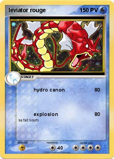 Pokemon leviator rouge
