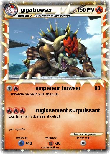 Pokemon giga bowser