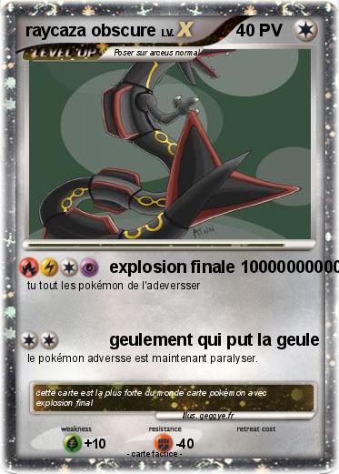 Pokemon raycaza obscure