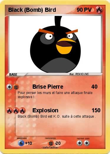 Pokemon Black (Bomb) Bird