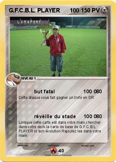 Pokemon G.F.C.B.L. PLAYER      100 