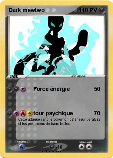 Pokemon Dark mewtwo