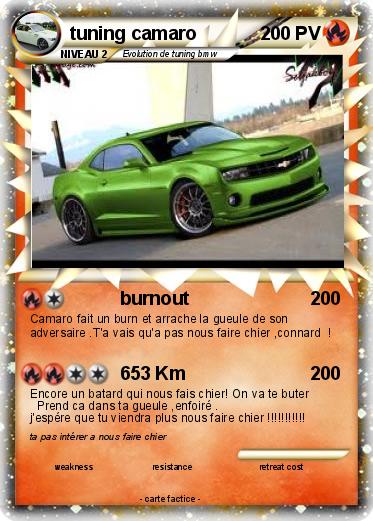 Pokemon tuning camaro