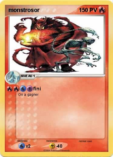 Pokemon monstrosor