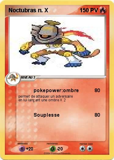 Pokemon Noctubras n. X