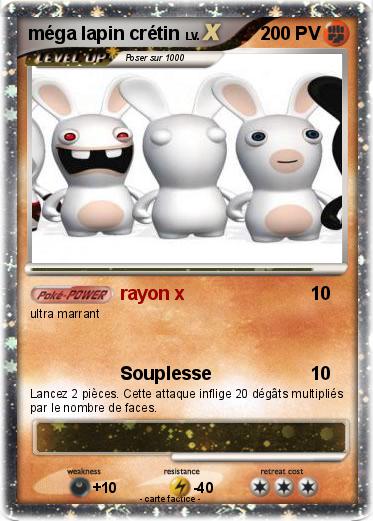 Pokemon méga lapin crétin