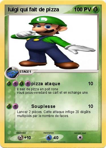 Pokemon luigi qui fait de pizza 