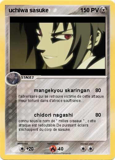 Pokemon uchiwa sasuke