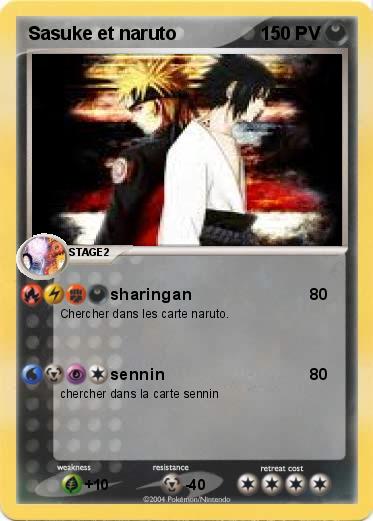 Pokemon Sasuke et naruto Pokemon Sasuke et naruto