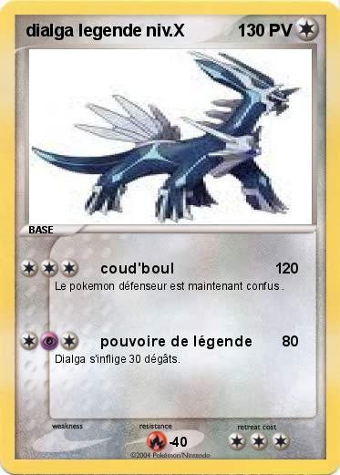 Pokemon dialga legende niv.X
