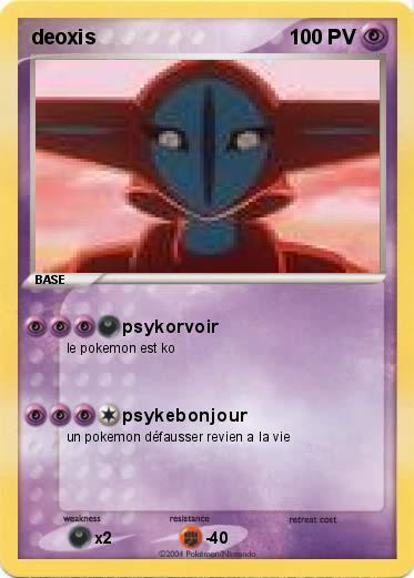 Pokemon deoxis