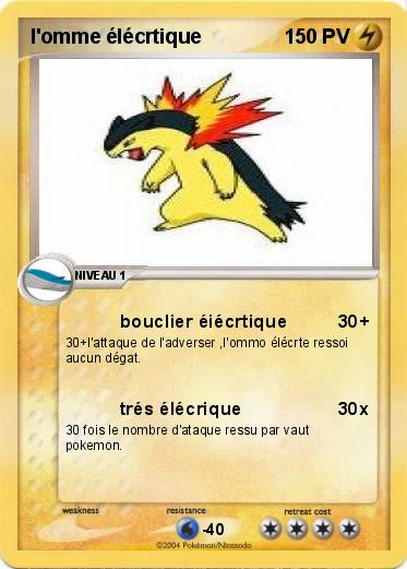 Pokemon l'omme élécrtique