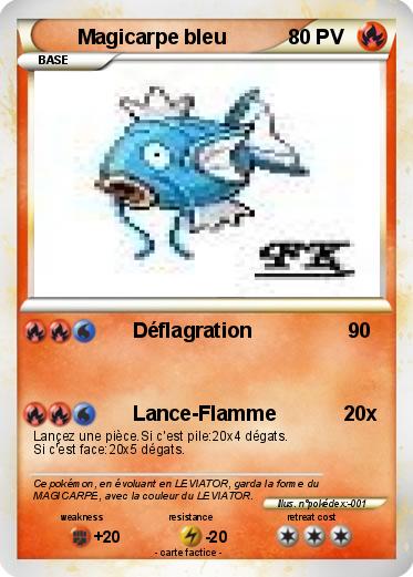 Pokemon Magicarpe bleu