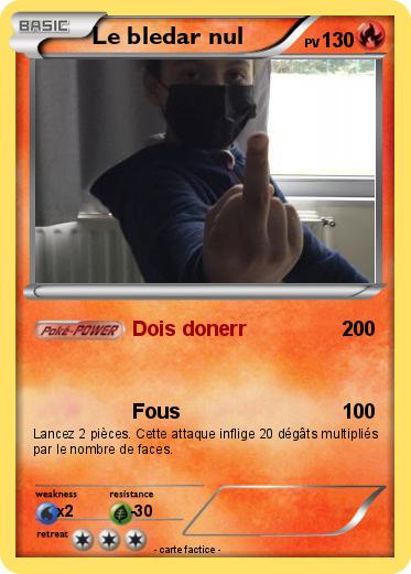 Pokemon Le bledar nul