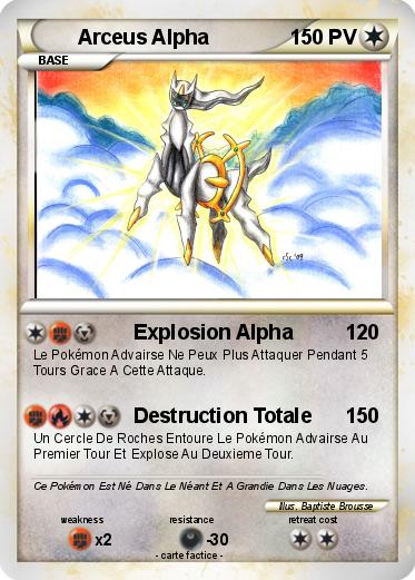 Pokemon Arceus Alpha