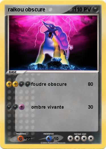 Pokemon raikou obscure