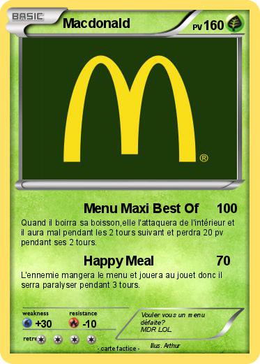 Pokemon Macdonald