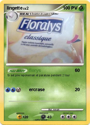 Pokemon lingette
