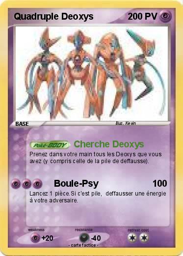 Pokemon Quadruple Deoxys