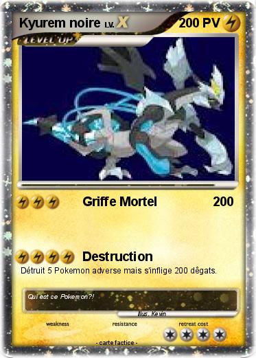 Pokemon Kyurem noire