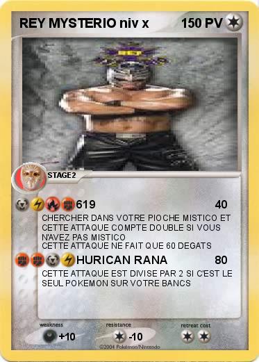 Pokemon REY MYSTERIO niv x