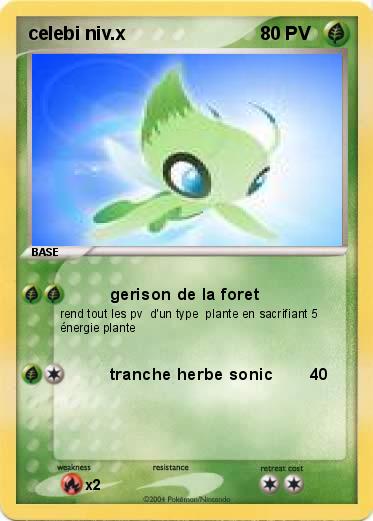 Pokemon celebi niv.x 