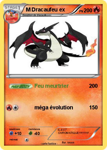 Pokemon M Dracaufeu ex