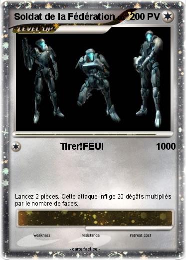 Pokemon Soldat de la Fédération
