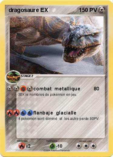 Pokemon dragosaure EX