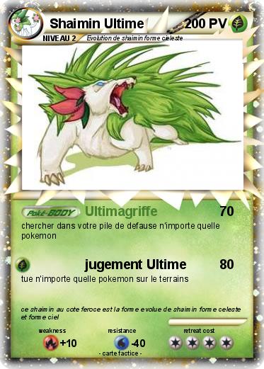 Pokemon Shaimin Ultime