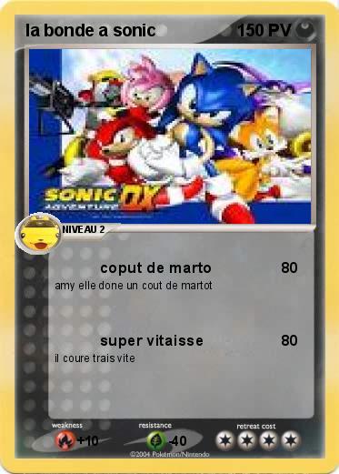 Pokemon la bonde a sonic