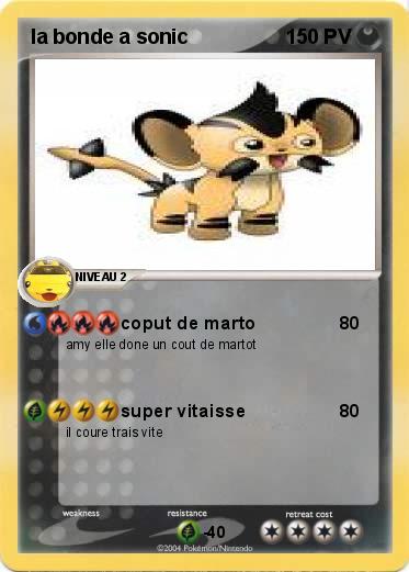 Pokemon la bonde a sonic
